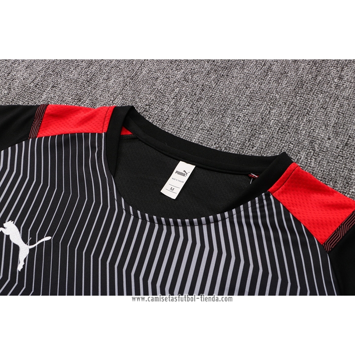 Chandal del AC Milan 2021 2022 Manga Corta Gris